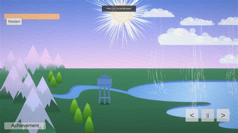 water cycle simulation game.
